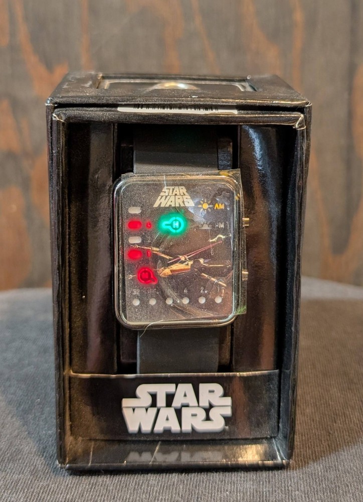 star wars x wing led light up watch