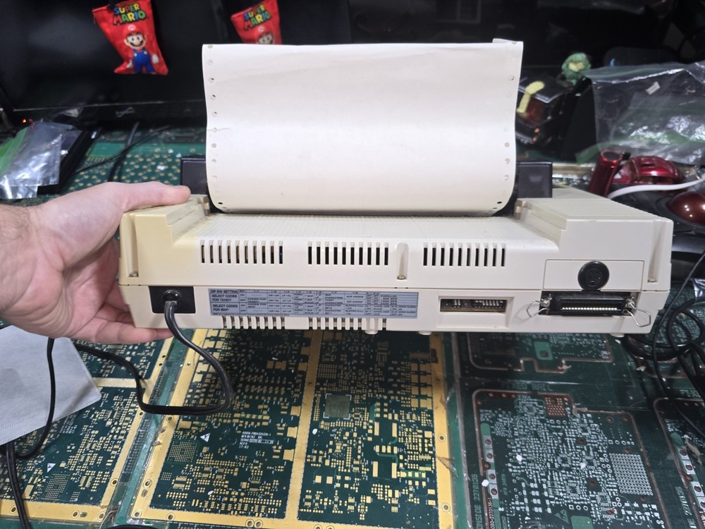 Tandy DMP 130 UNTESTED Dot Matrix EXACT Printer-PARTS-READ ALL