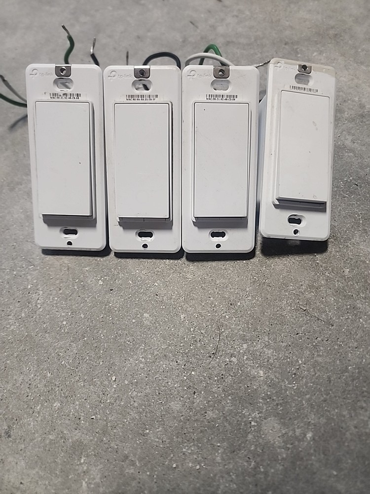 Kasa Smart Light Switch HS200, Single Pole,Neutral Wire Required, 2.4GH 4pcs