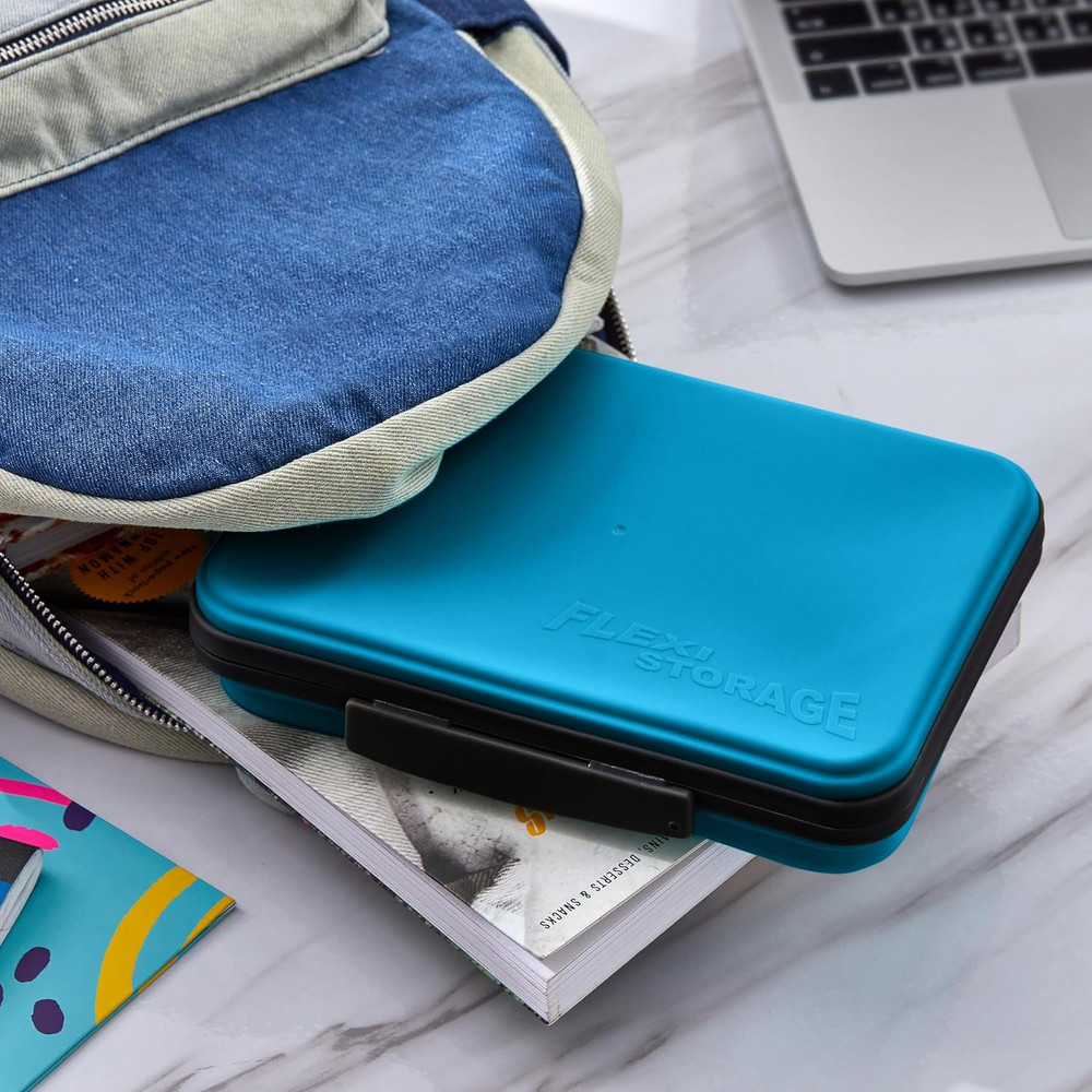 Flexi Storage Pencil Box, Blue