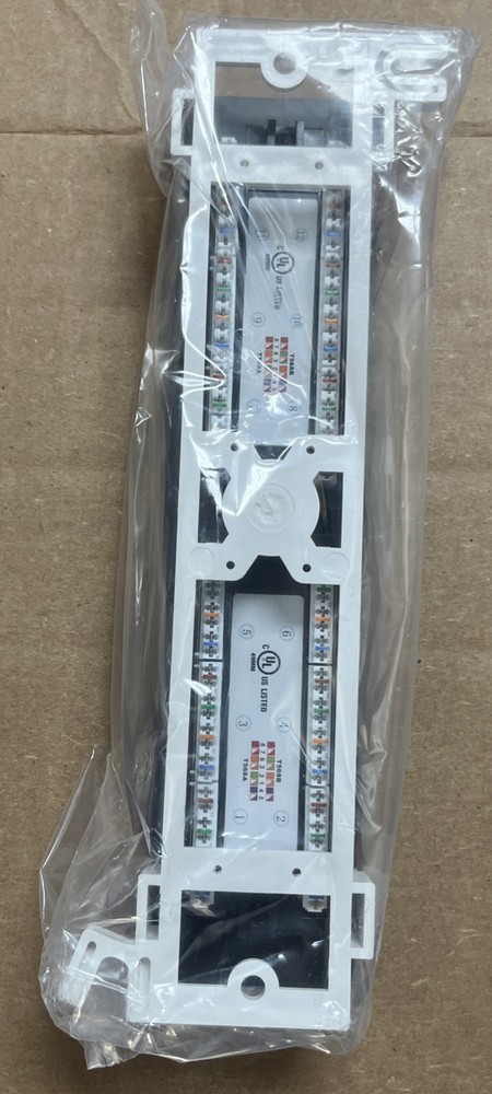 CE CAT6 Mini Data Patch Panel 12 Port. GE