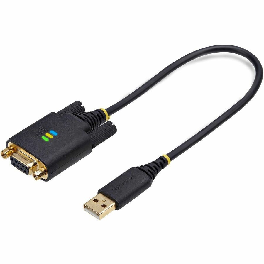 StarTech 1ft/30cm USB to Null Modem Serial Adapter Cable (1p1ffcnusbserial)