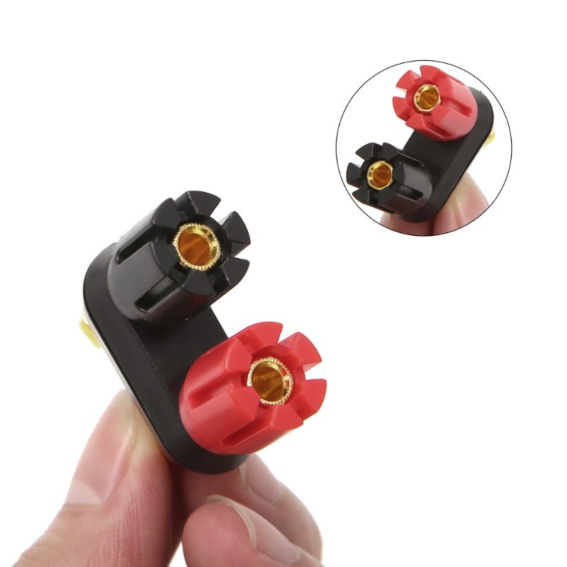 Dual 4mm Banana Plug Jack Socket Binding Post for Speaker Amplifier Terminal