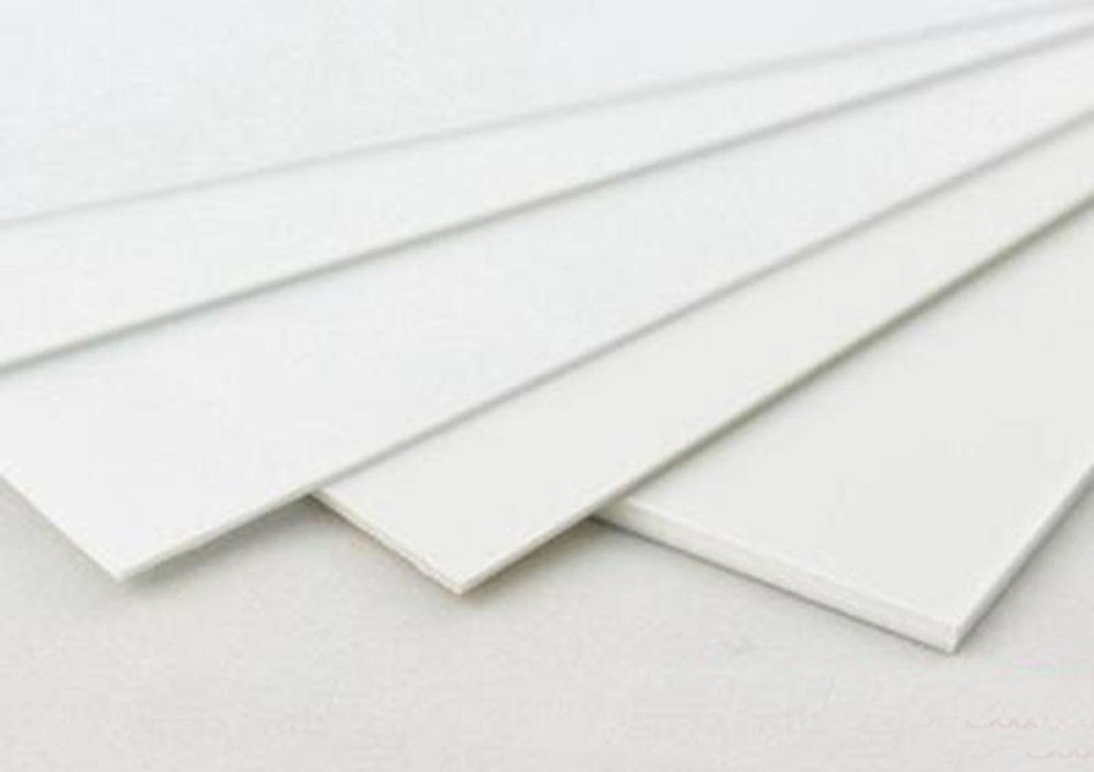 5pcs ABS Styrene Plastic Flat Sheet Plate 1mm ±10% x 200mm x 250mm White