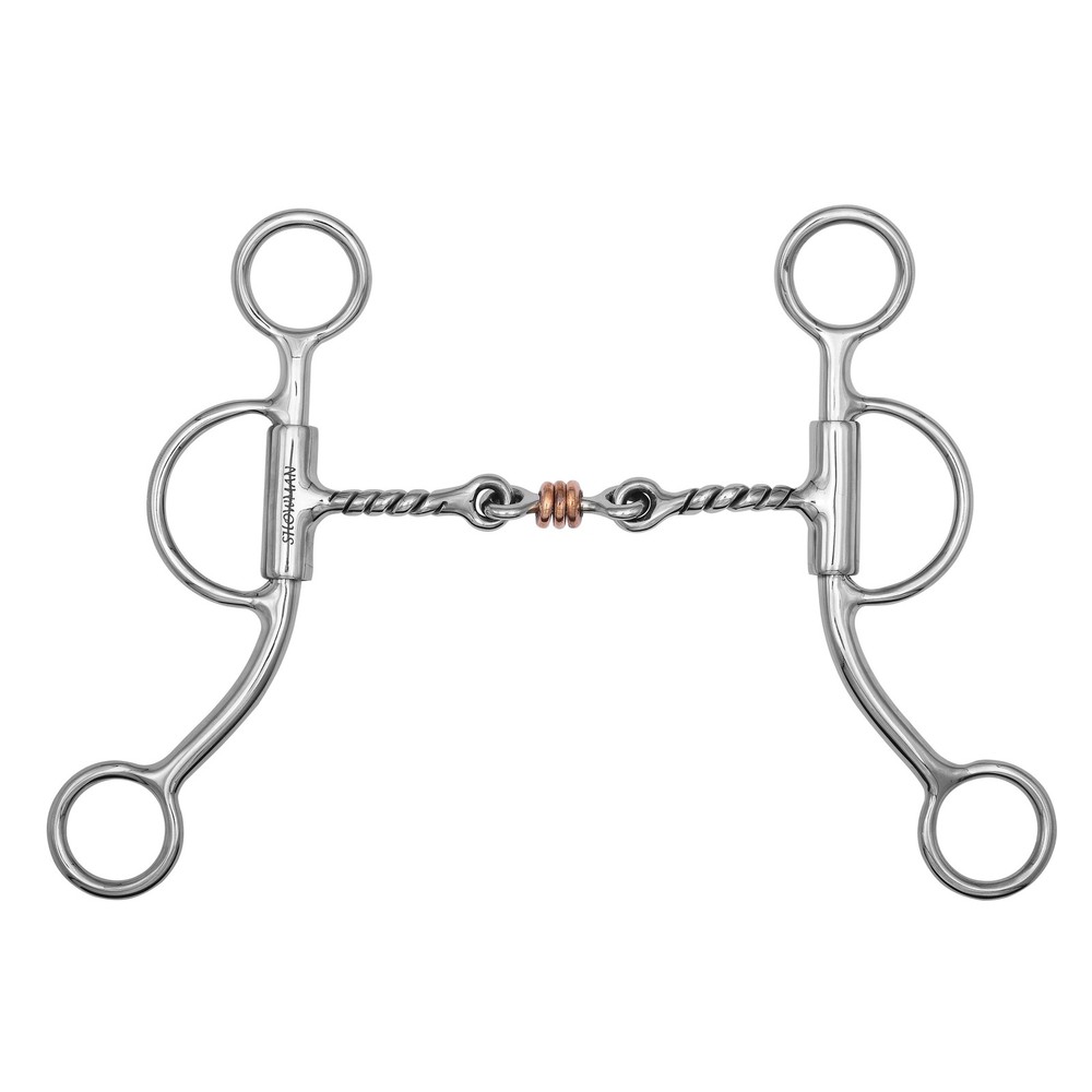Showman Argentine Twisted Bit w/ Dogbone & Copper Rollers