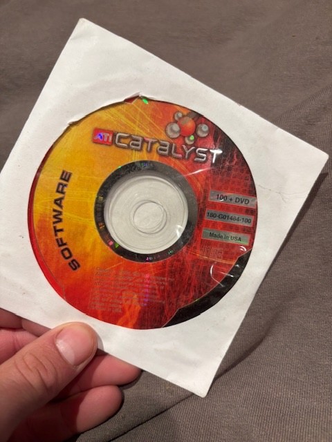 Radeon ATI Catalyst Software CD 180-G01464-100