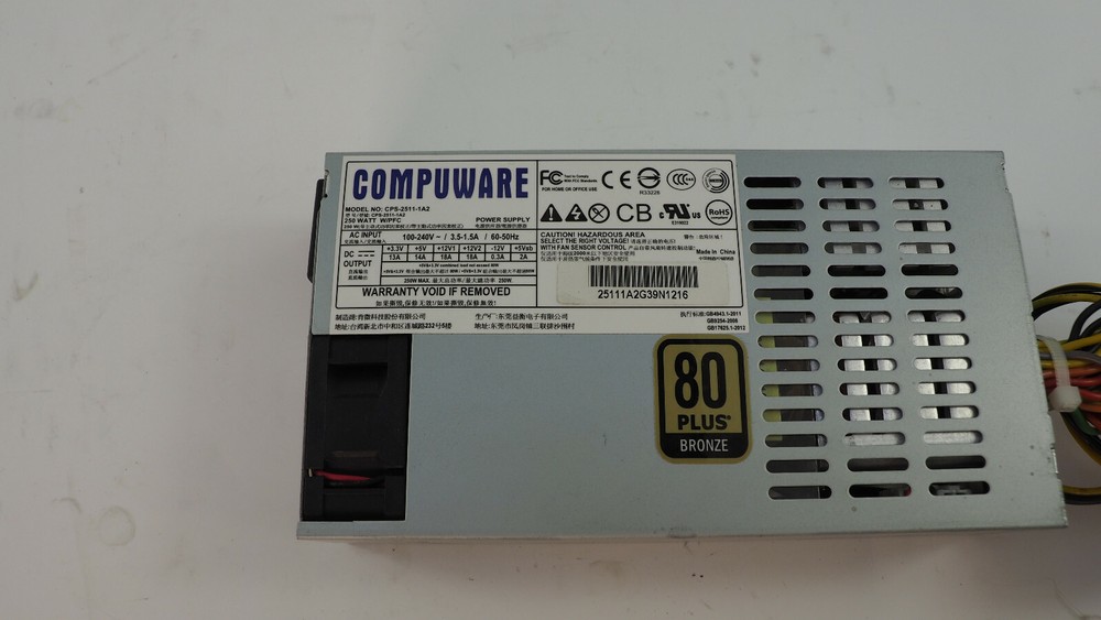 COMPUWARE CPS-2511-1A2 250 Watt Power Supply