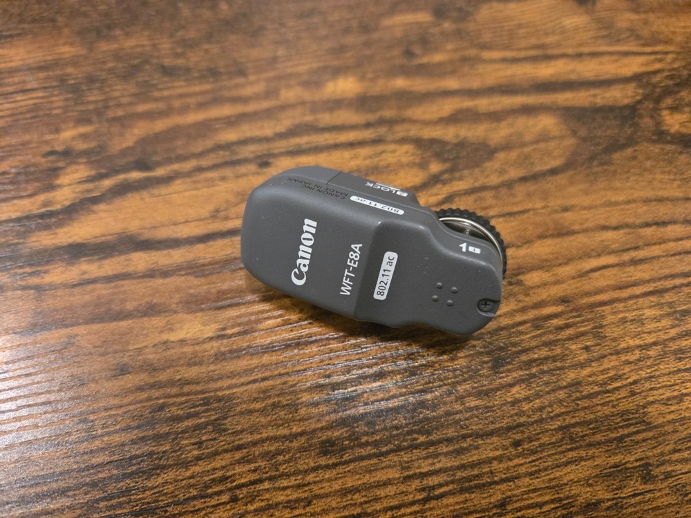 New Canon WFT-E8A Wireless File Transmitter for EOS-1DX Mark II (Open Box)