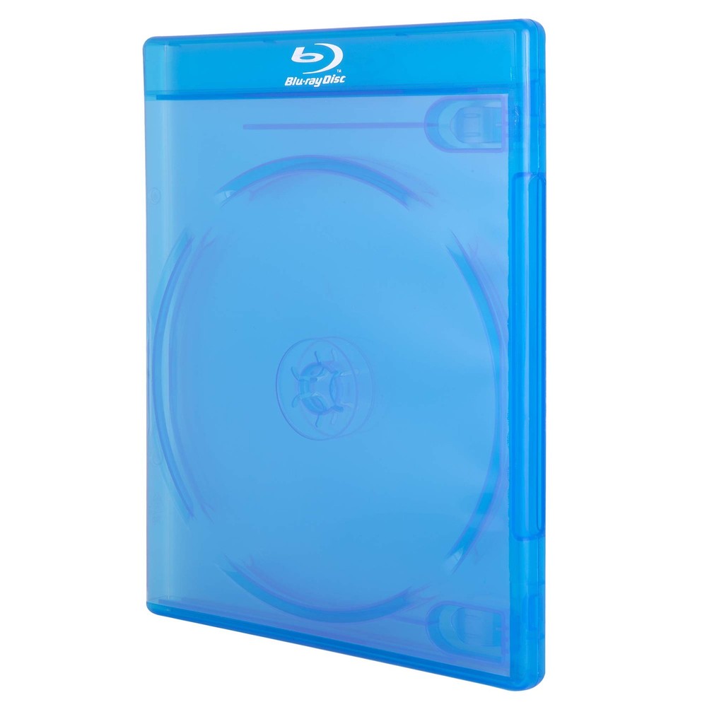 AcePlus® Double 2-Disc Blu-Ray Cases with 12mm Standard Thickness, Silver
