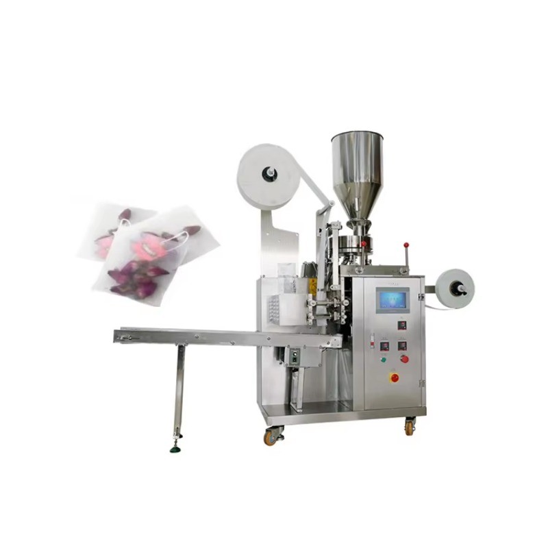 Tea Bag Packing Coffee Powder Bag Package Packaging Machine With Thread and Tag