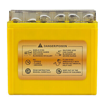 YTX5L-BS 12V 5AH Gel Battery Replacement for ES5L-BS, GTX5L-BS, PTX5L-BS