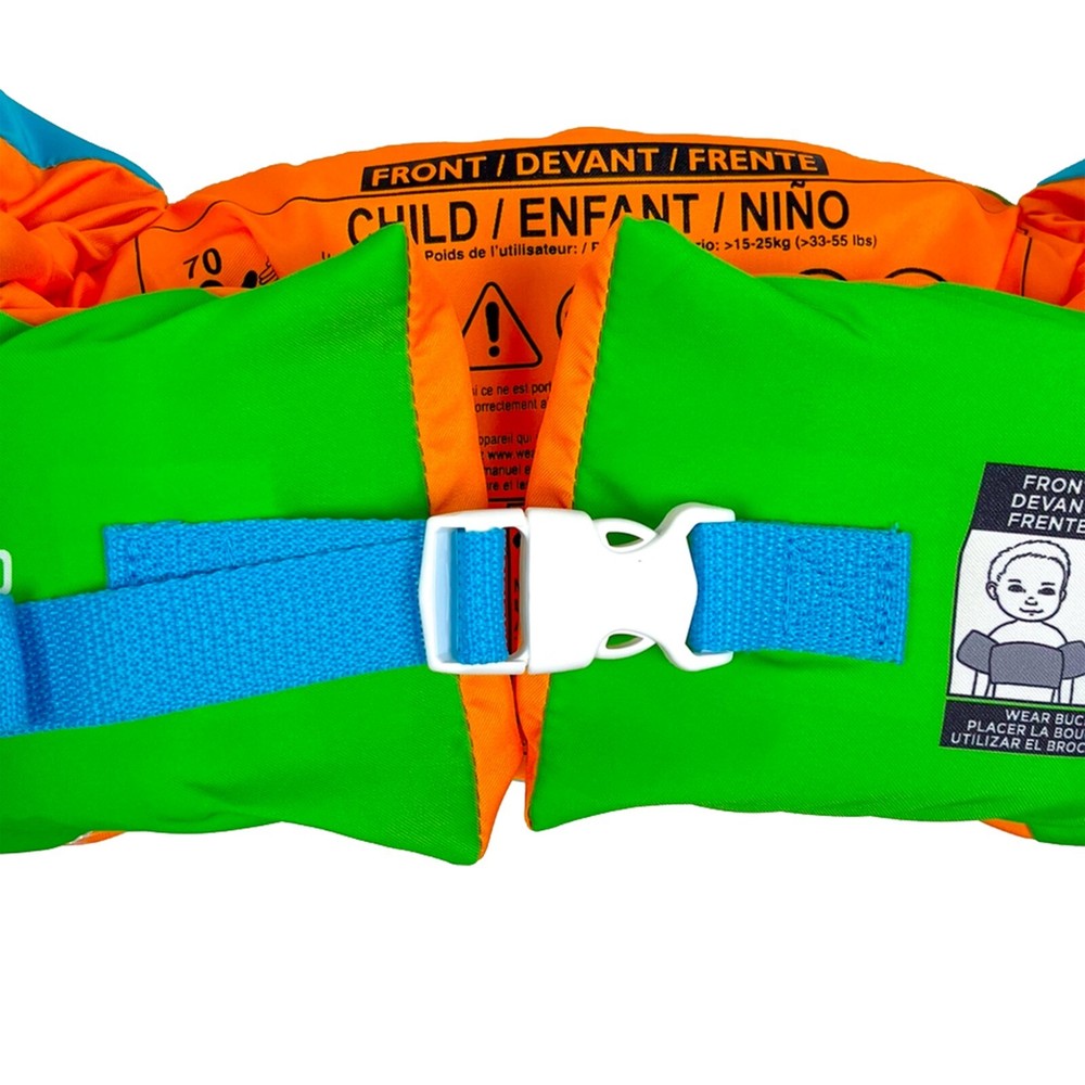 Speedo Junior Swim Star Float - Fluo Green Surf Penguin