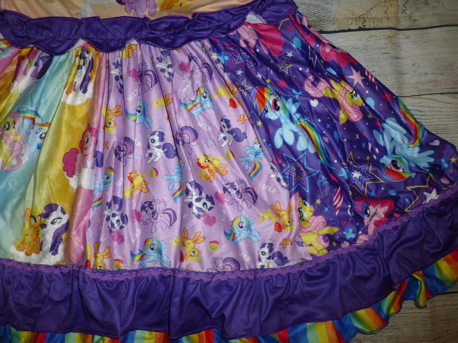 NEW Boutique My Little Pony Girls Sleeveless Ruffle Dress