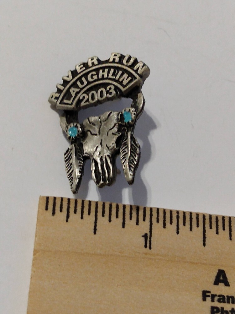 River Run Laughlin 2003 Lapel Jacket Dual Clutch Lapel Pin