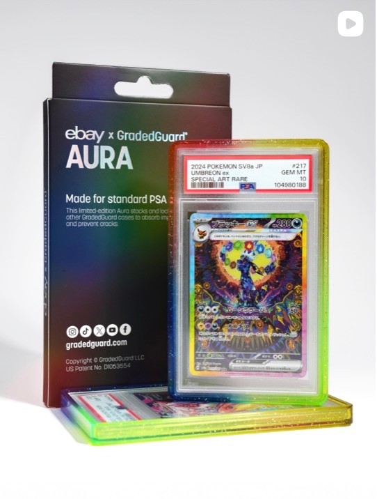 GradedGuard x eBay PSA Graded Card Case Guard Protector AURA Limited Edition