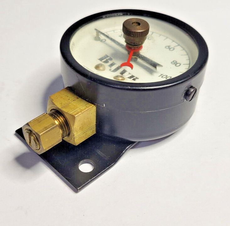 BIJUR 100 PSI PRESSURE GAUGE