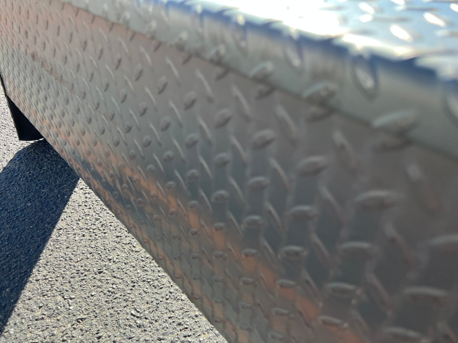 Tandem Treadplate Single Break Fender, fits 15-17.5" wheels 14Ga Steel 10x72x19