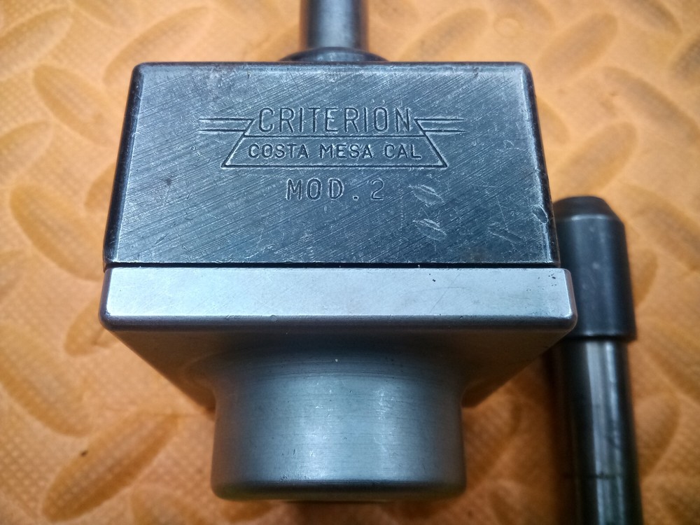 Criterion Mod. 2 Boring Head 1/2" ID Bar Adjustable Tooling w/ Adapter .250 .5