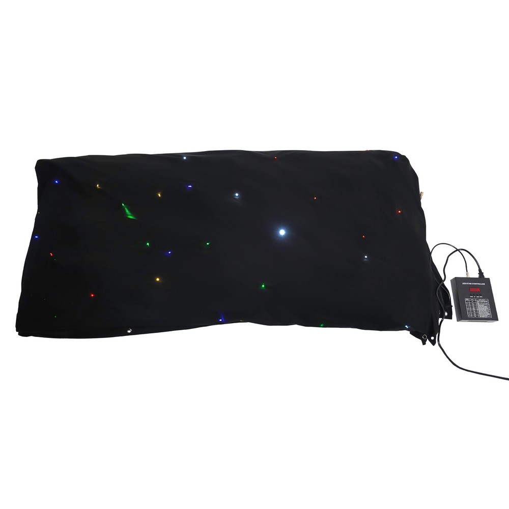 LED Stage Backdrop Background Star Light Curtain Backdrops Galaxy Starry 4m*4m