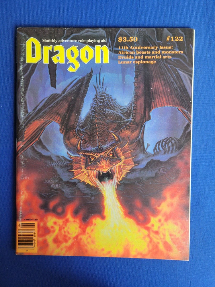 Dragon Magazine Issue #122