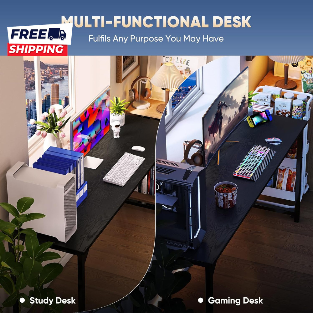 32 Inch Office Small Computer Desk Modern Simple Style Writing Study Work Table