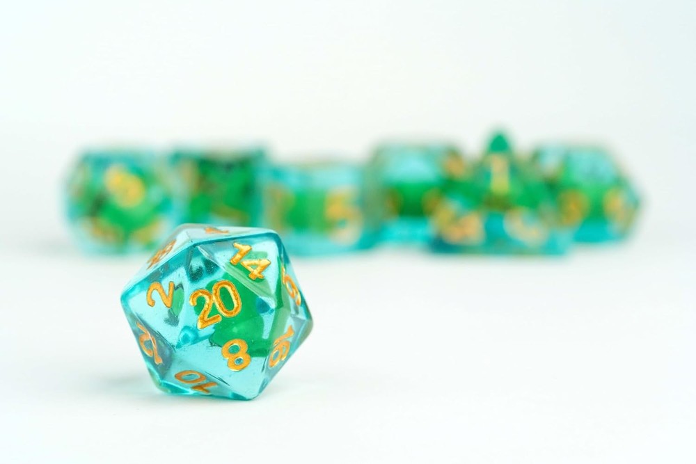 FanRoll Pathfinder Goblin Inclusion Dice Set