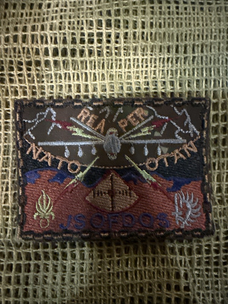 French Foreign Legion NATO TASK FORCE Sparta Drone Afgan War Patch