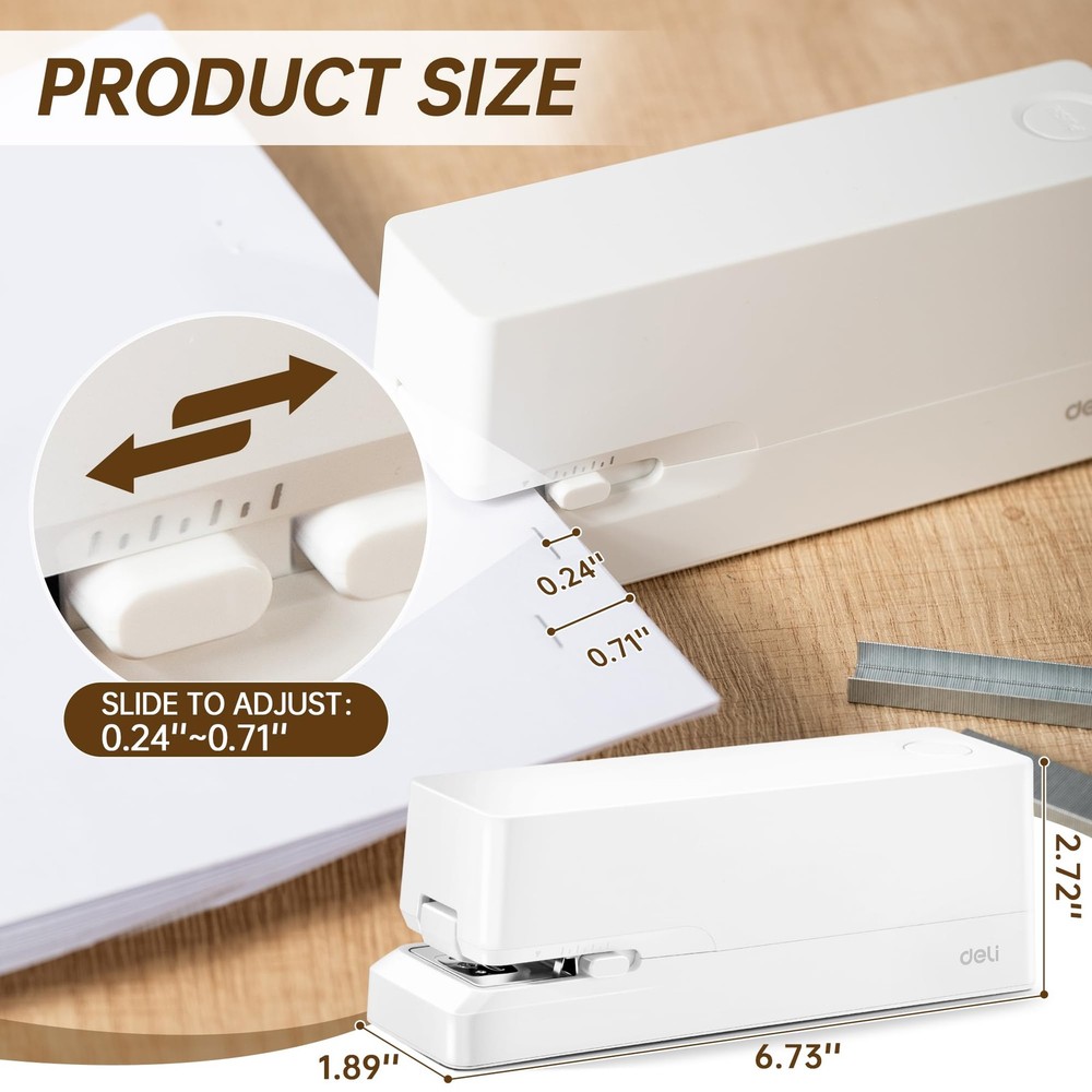 Stapler, Automatic Staplers for Desk with 2000 Staples & Staple , 25-Capacity...