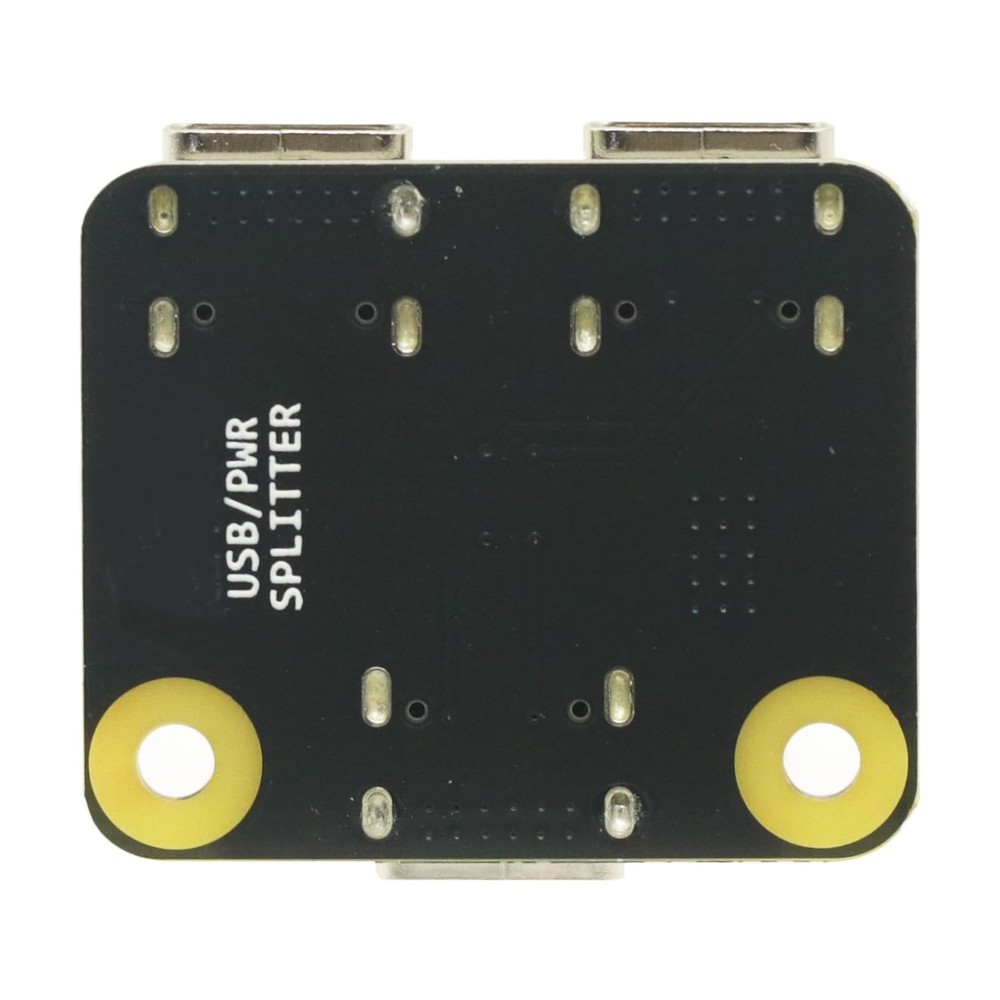 Type-C Interface Power Splitter is Suitable for Raspberry Pi 4 USB 1 to 2 Mod...