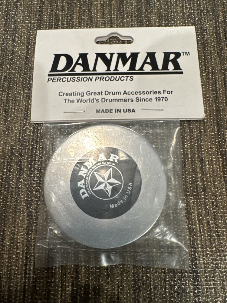 Danmar Metal Kick Bass Drum Patch (made from Cold-Rolled Alloy)