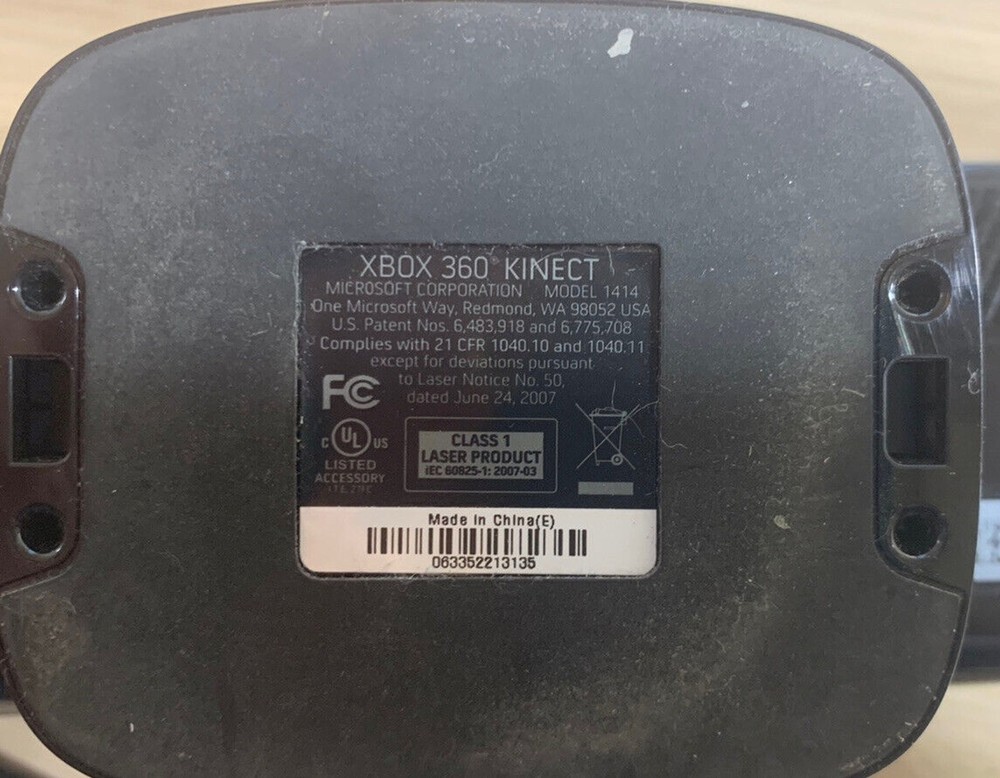 Microsoft 1414 Xbox 360 Kinect Motion Sensor Bar Camera - Preowned