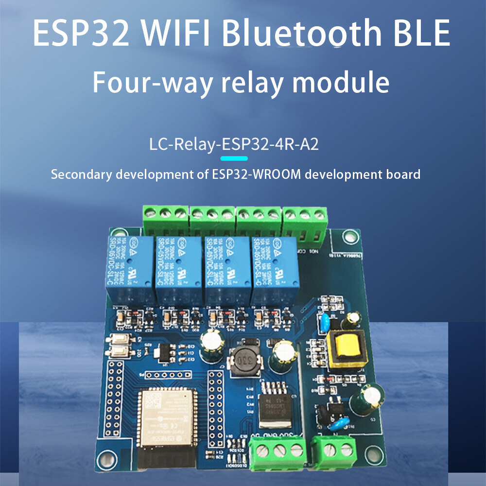 AC/DC ESP32 WIFI Bluetooth 4CH Relay Module ESP32- Development board