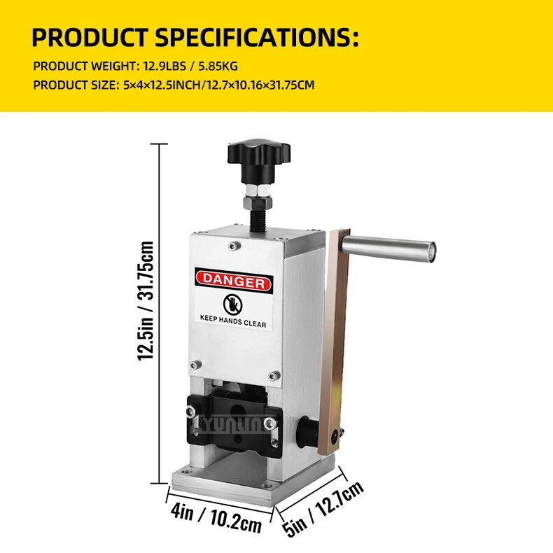 Wire Stripper Manual Wire Stripping Tool Electric Copper Chip Wire Stripper