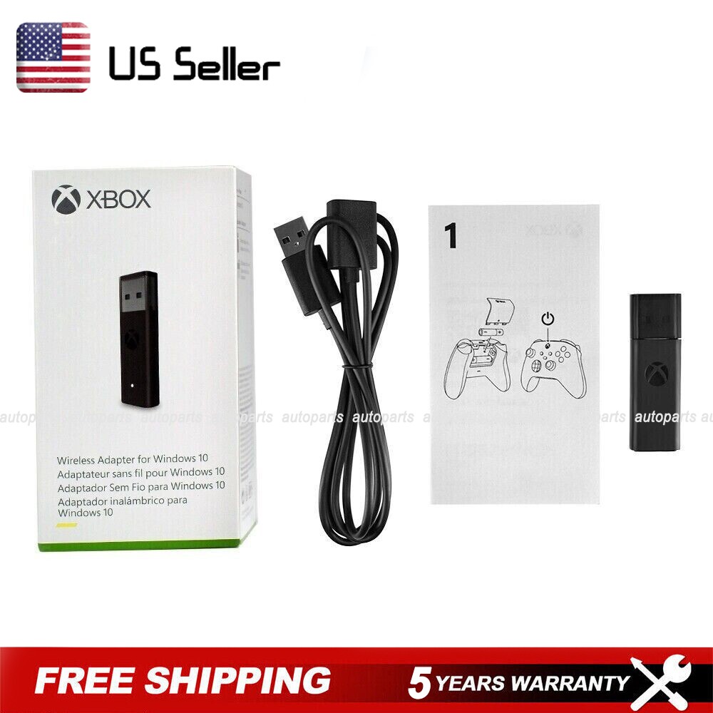 Official Wireless Xbox One Controller Adapter USB Receiver Microsoft Windows PC