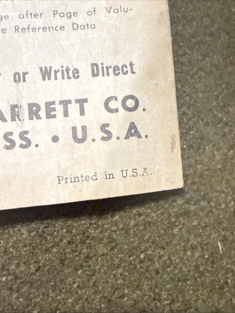 Vintage Starrett Micrometer Machinist Tool Mini Catalog 🇺🇸