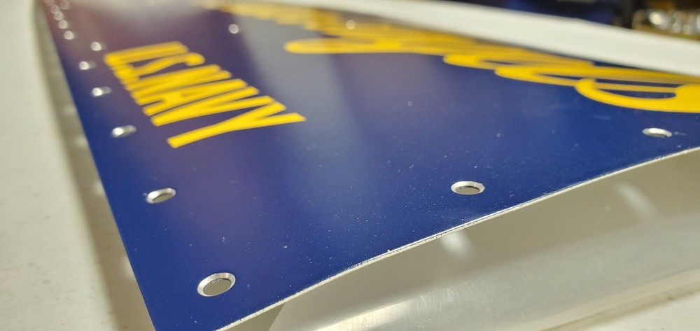 F-18 Nose Art Blue Angles panel 36x12