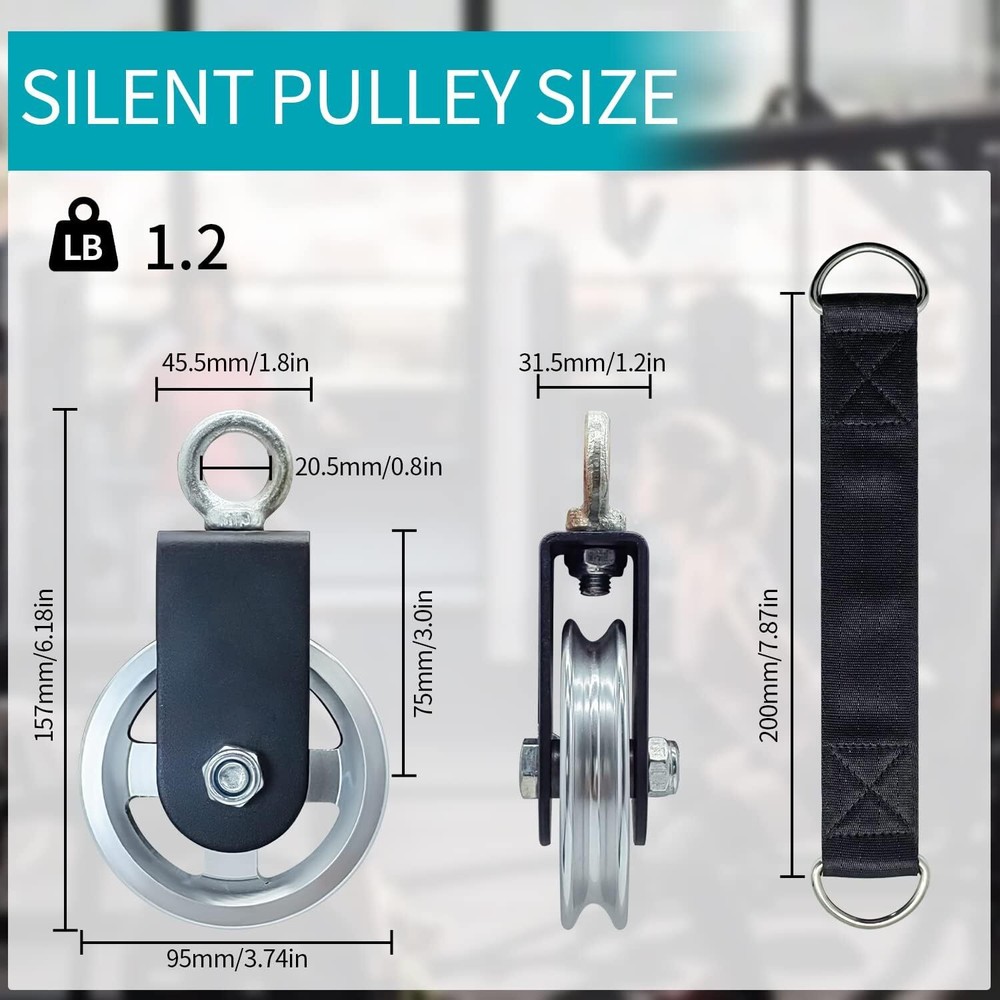 Pulley System Gym Lat Pulldown Attachments Cable Machine