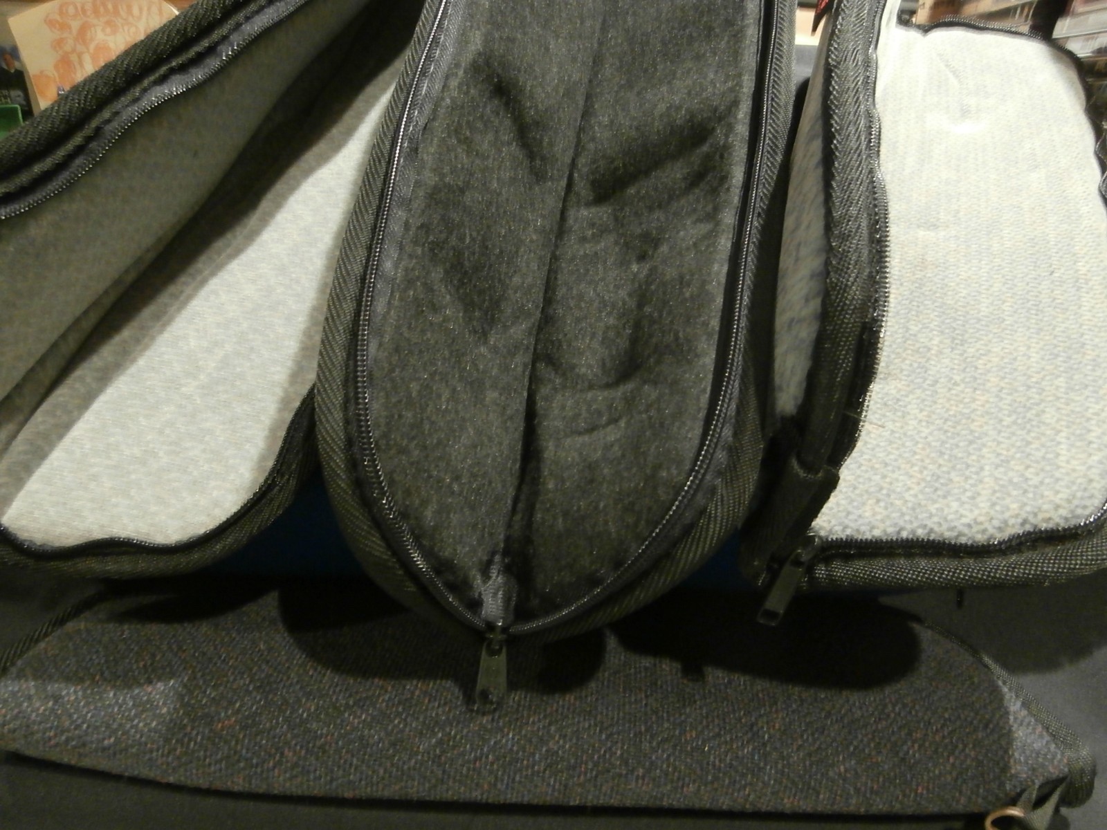 DAGGER CASES (4) 18" X 5" PADDED CASES FOR WWII MILITARY DAGGERS AND KNIVES