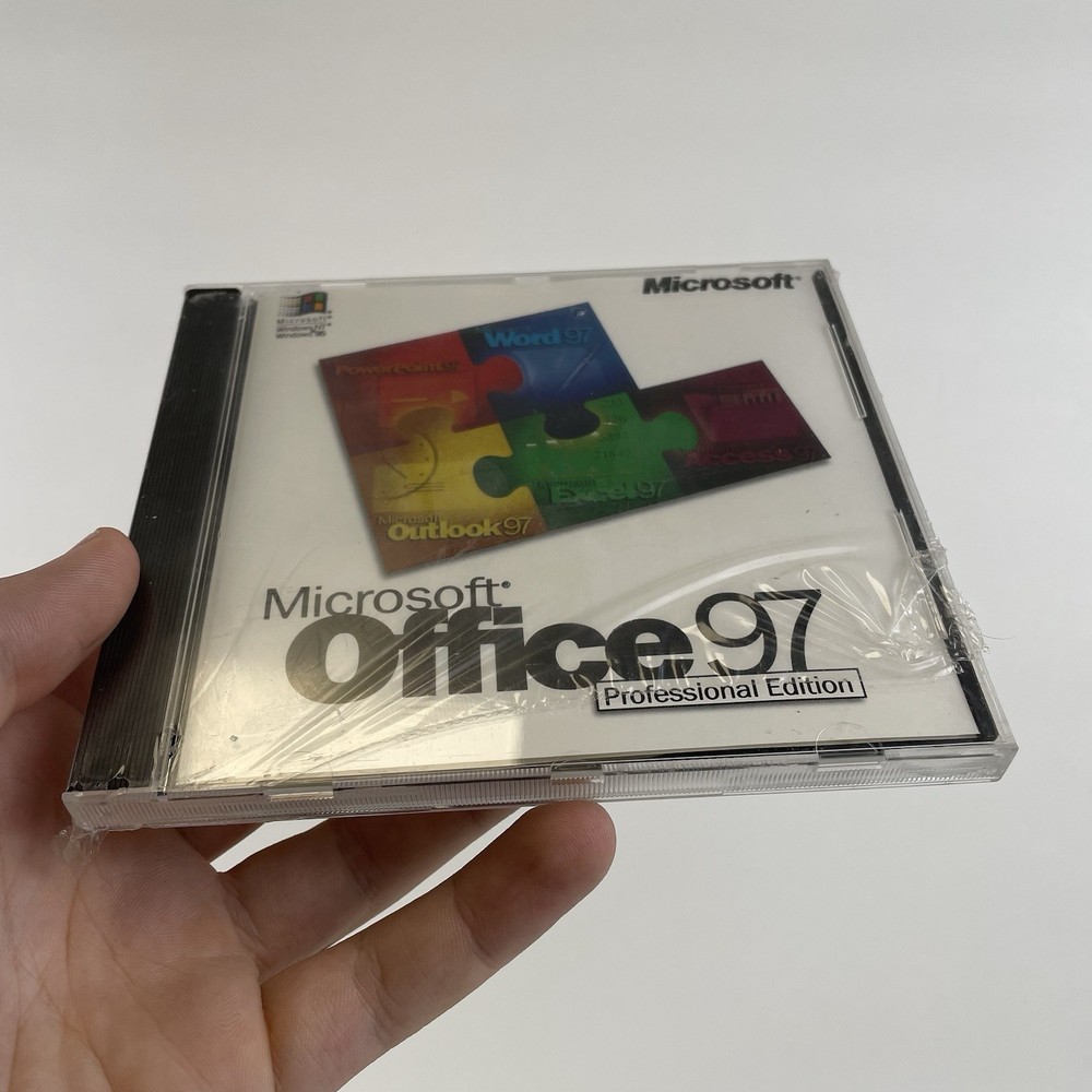Microsoft Office 97 Professional Edition - Word Excel PowerPoint Access SEALED