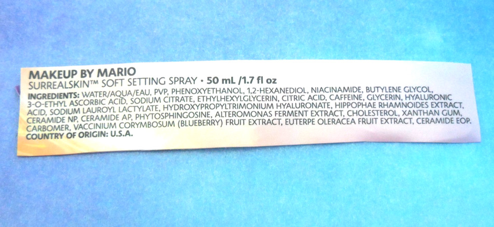 Makeup by Mario Mini Surrealskin™ Soft Setting Spray 50mL NEW WITHOUT BOX