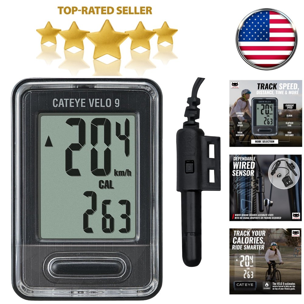 Compact Speedometer for Road, MTB, Gravel Bikes - Easy Setup-