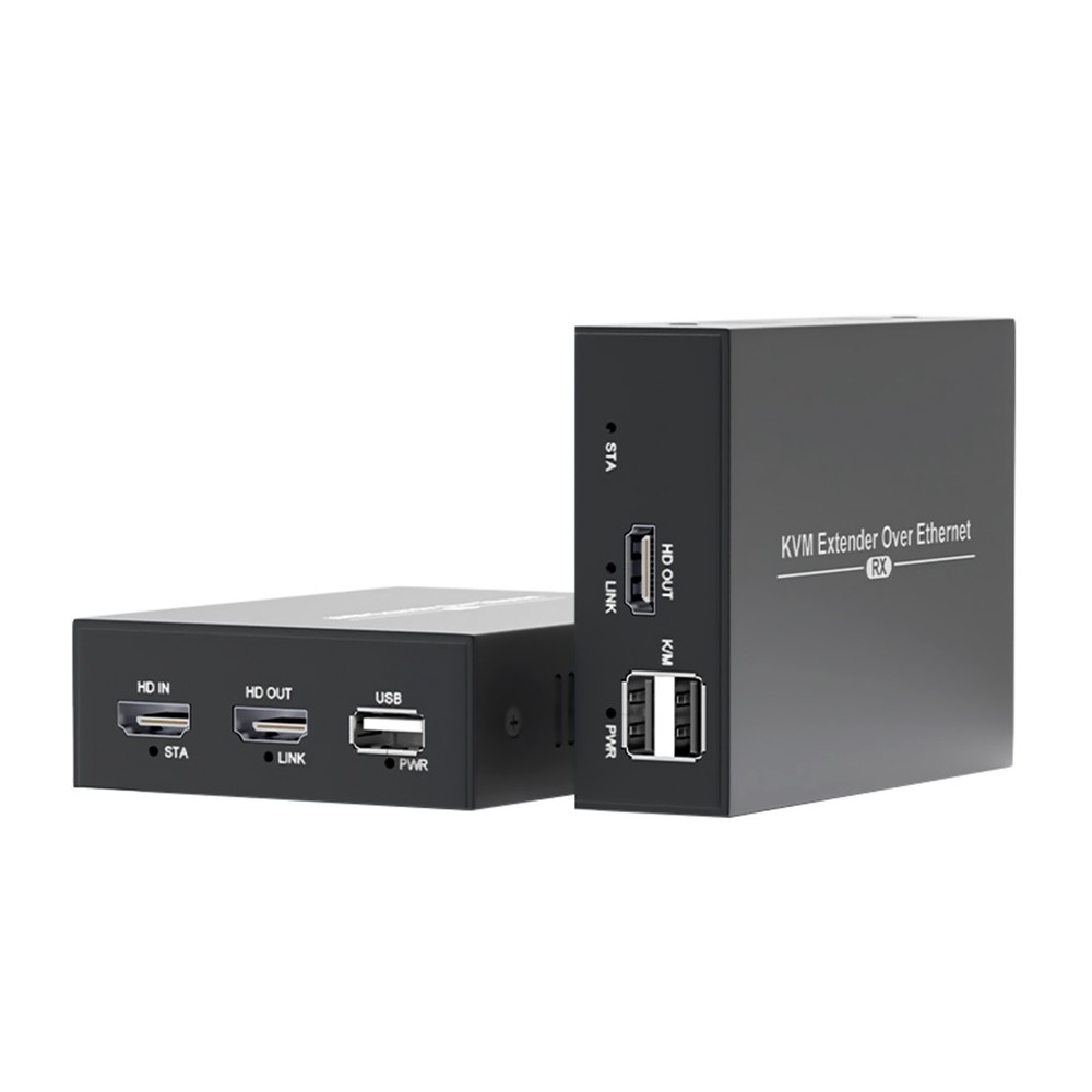 150M HDMI KVM Extender over Enternet Cat5e/6 Cable HDMI USB Extender PC Switch