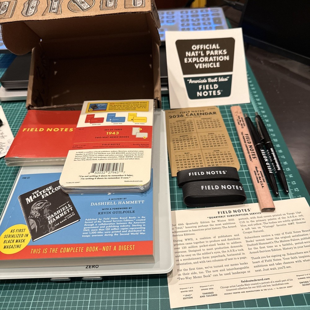 Field Notes “1943” Maltese Falcon Sub Box!