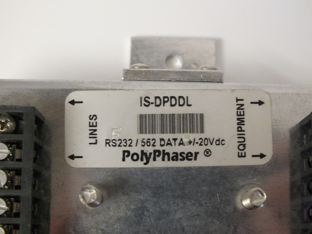New NOS PolyPhaser IS-DPDDL RS232 562 DATA +/-20Vdc Impulse Suppressor