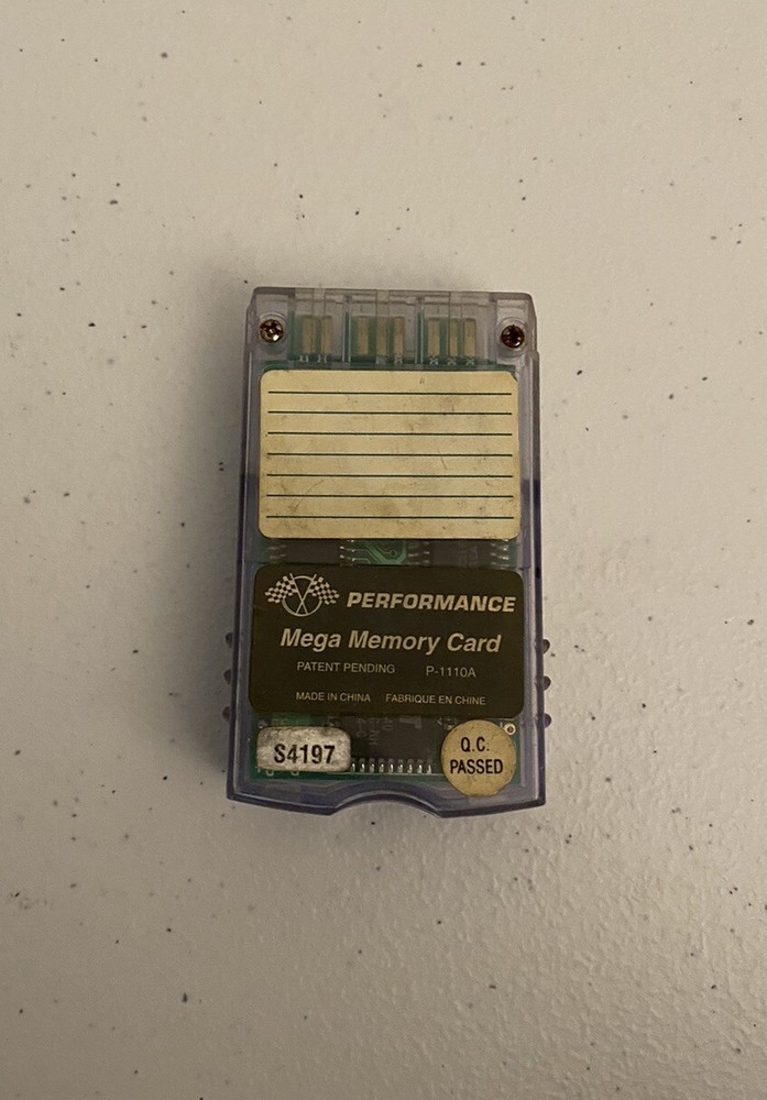Playstation Memory Card Performance Mega Memory Card P-1110A