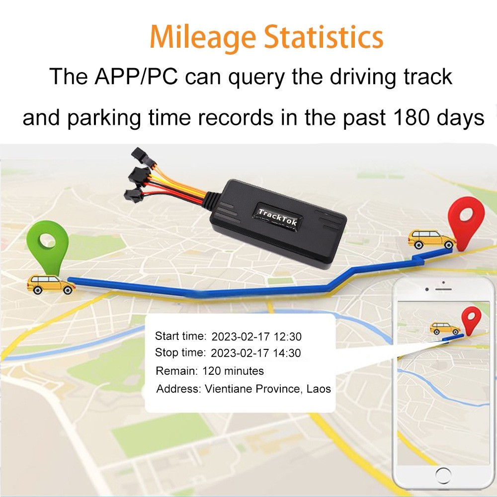 Anti Theft 4G Car GPS Tracker Real-time Tracking Locator Device Remote Control