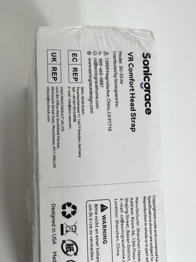 Sonicgrace Magnetic Battery Headstrap