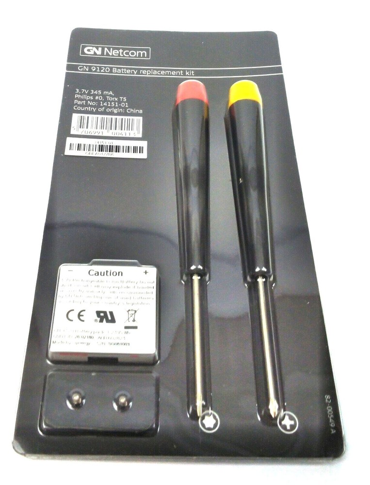 New Battery Replacement Kit for Jabra GN 9120 Wireless Headset (GN Netcom)