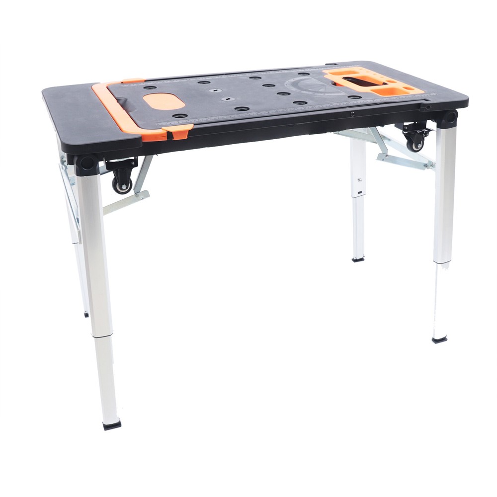 Portable Folding Work Table, 7-in-1 Workbench, Load Capacity 550lbs