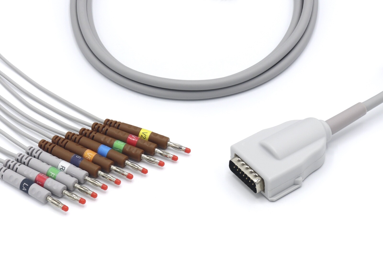 Mortara Burdick 8500 10 Leads Banana EKG Cable Compatible - Same Day Shipping